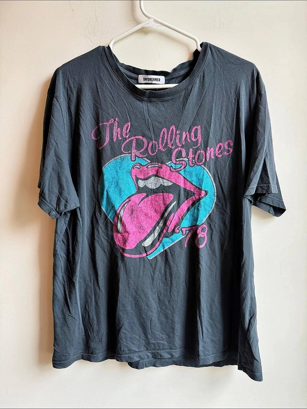 Daydreamer The Rolling Stones Tucson Community Center 1978 Tee Graphic Tee Gray